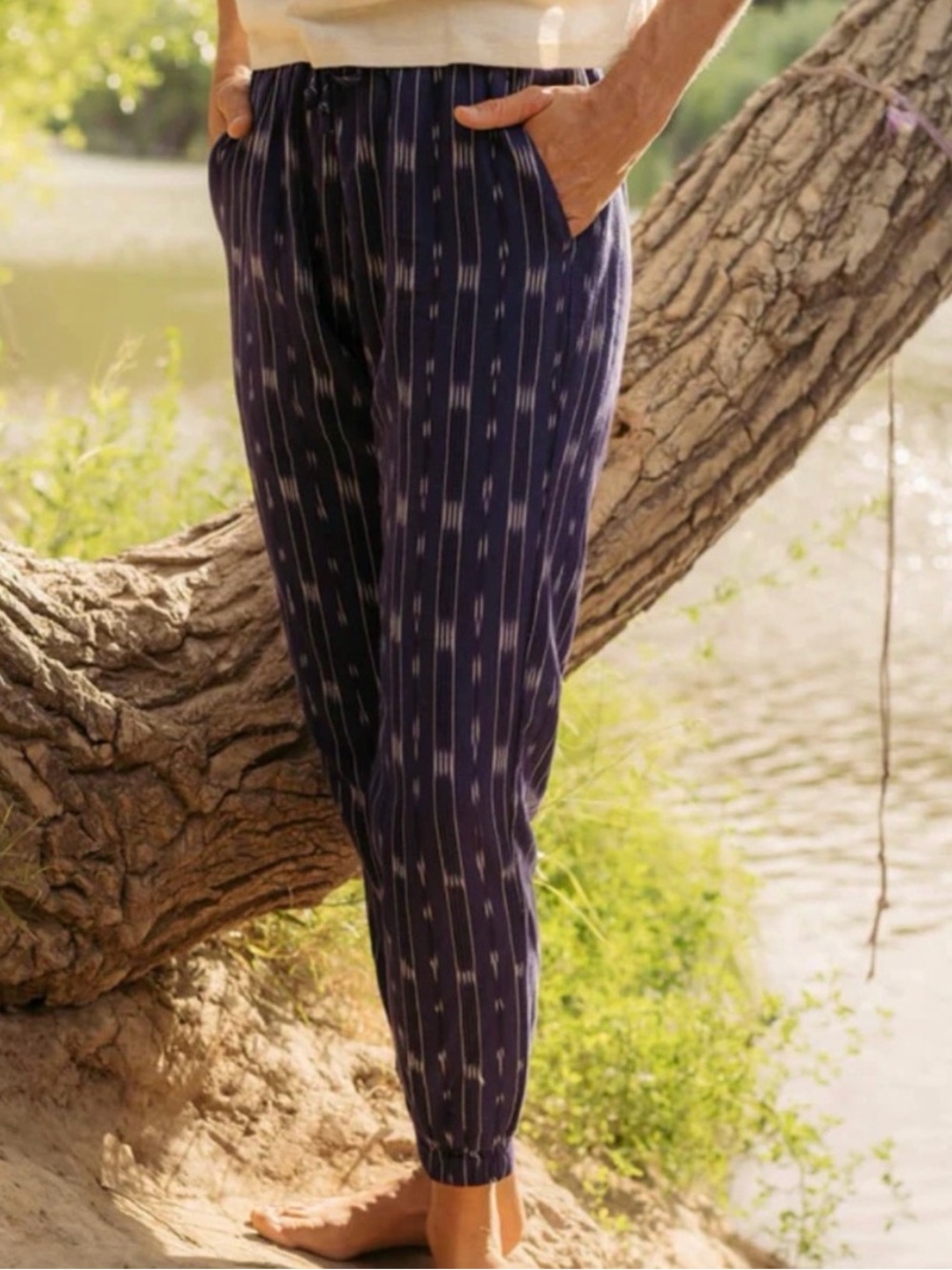 Mollusk Cotton Beach Pants Ono Ikat Surf The Greats